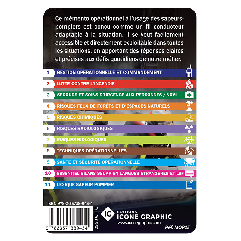 Code couleur pour se repérer dans le mémento